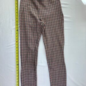 a new day Women's Plaid Capris - Red and Black